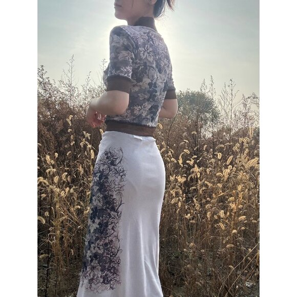 Jean Paul Gaultier grape vintage top skirt 2 piece mesh dress set. - Picture 10 of 13